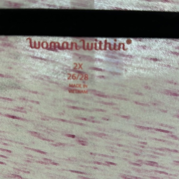 Pink and White Marled Tunic - Picture 3 of 5